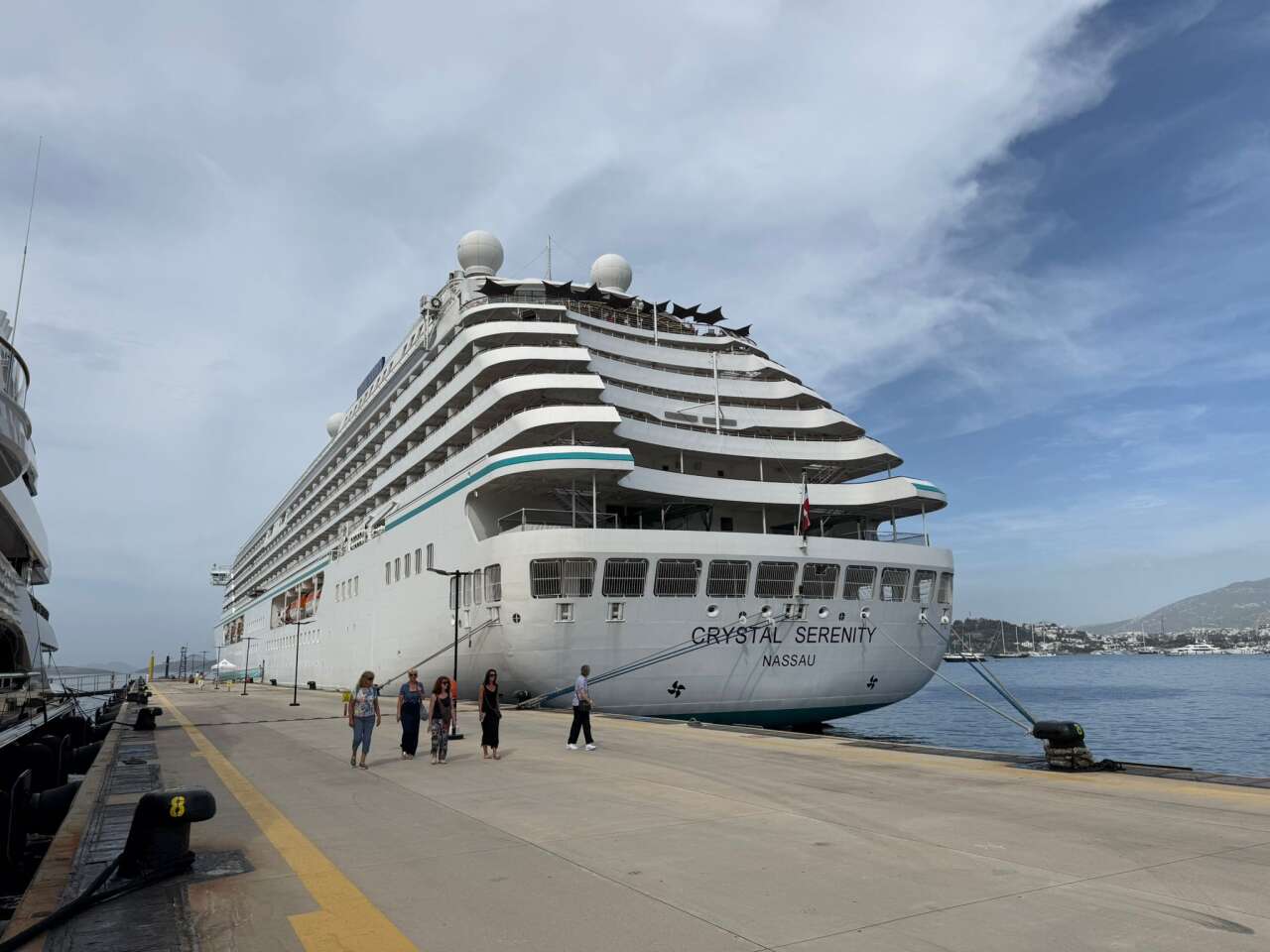 Hollywood Efsanesi Julie Andrews’ün Vaftiz Annesi Olduğu Crystal Serenity Bodrum’a Geldi 1